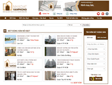 Tablet Screenshot of nhadatvanphong.vn